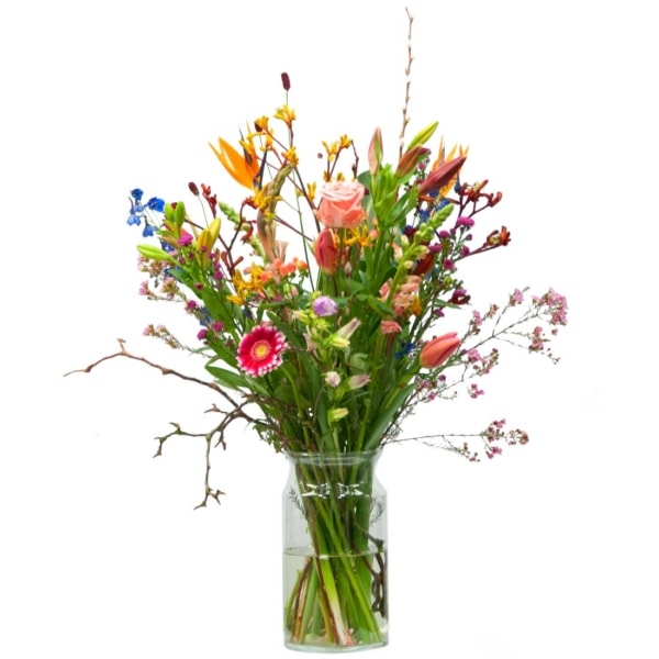 Kleurenfestijn boeket