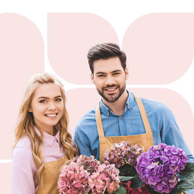 Vrouw die haar bloemen vandaag heeft laten bezorgen via DeBloemist