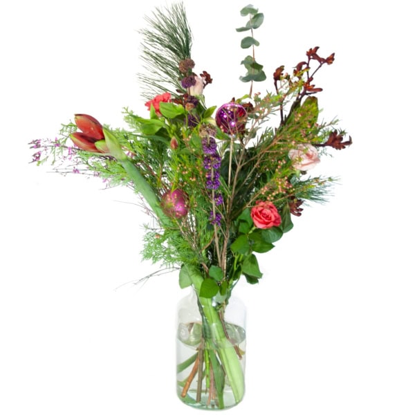 Gezellige kerst boeket