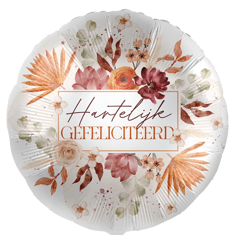 Hartelijk Gefeliciteerd bloemen